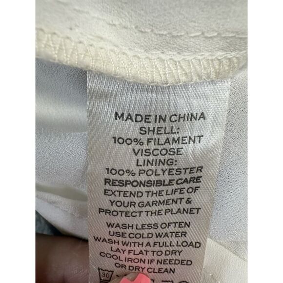 Hill House Home Angelica Nap Dress XS Blue Floral Long Sleeve 100% Viscose - Picture 13 of 13